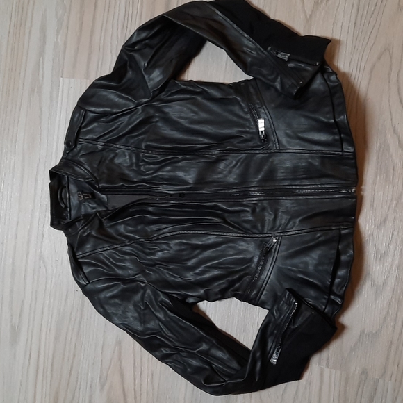 G.I.L.I. Jackets & Blazers - G.I.L.I Black faux leather jacket size US 10 New, without tags. Never worn.